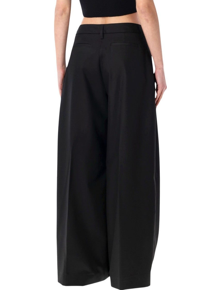 The Latest Deva Fluid Wide Leg Pleated Trousers