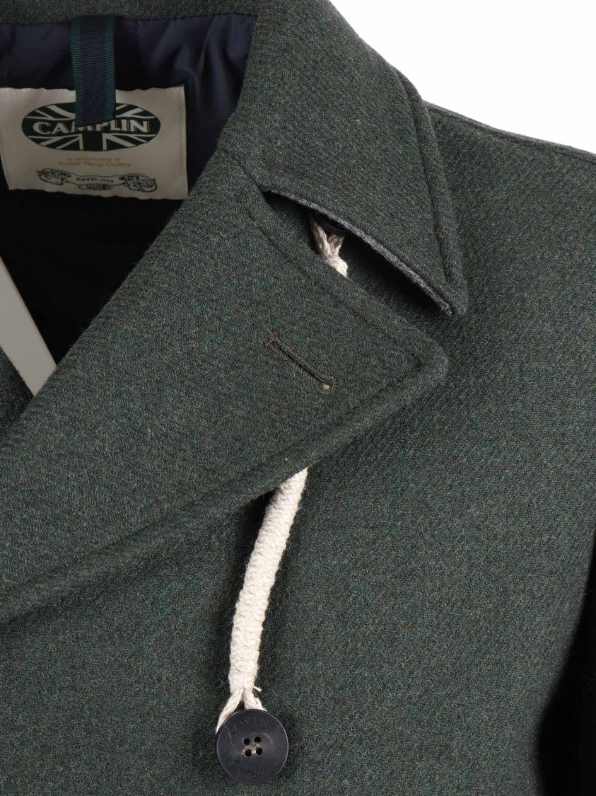 Camplin Island - S Double-Breasted Wool Coat