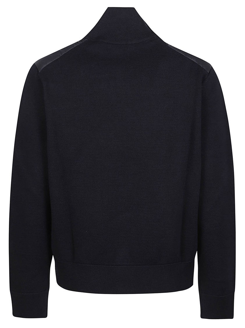 Moncler Tricot Quilted Wool-Blend Cardigan
