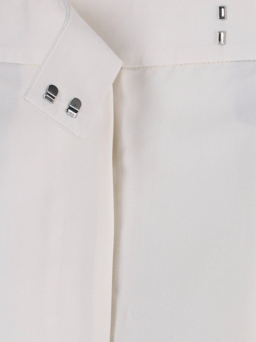 Róhe High-Waisted Straight-Leg Trousers With Pleated Front