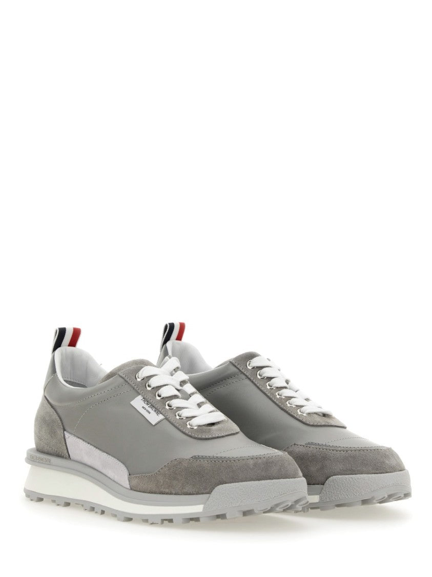 Thom Browne Sneakers With Calf Leather And Suede Upper