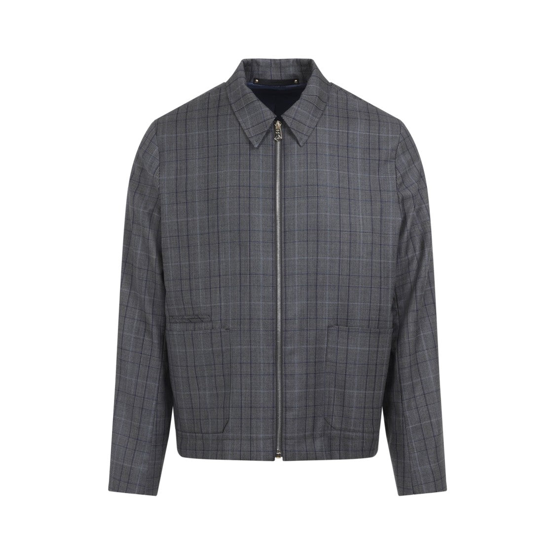 Paul Smith Classic Plaid Wool Jacket With Structured Silhouette