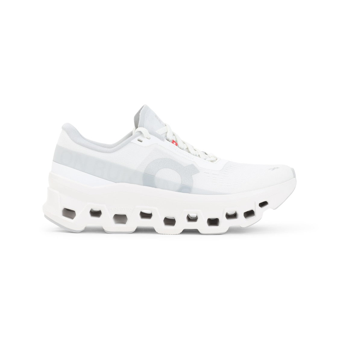 On Contemporary White Sneakers With Breathable Upper And Innovative Sole
