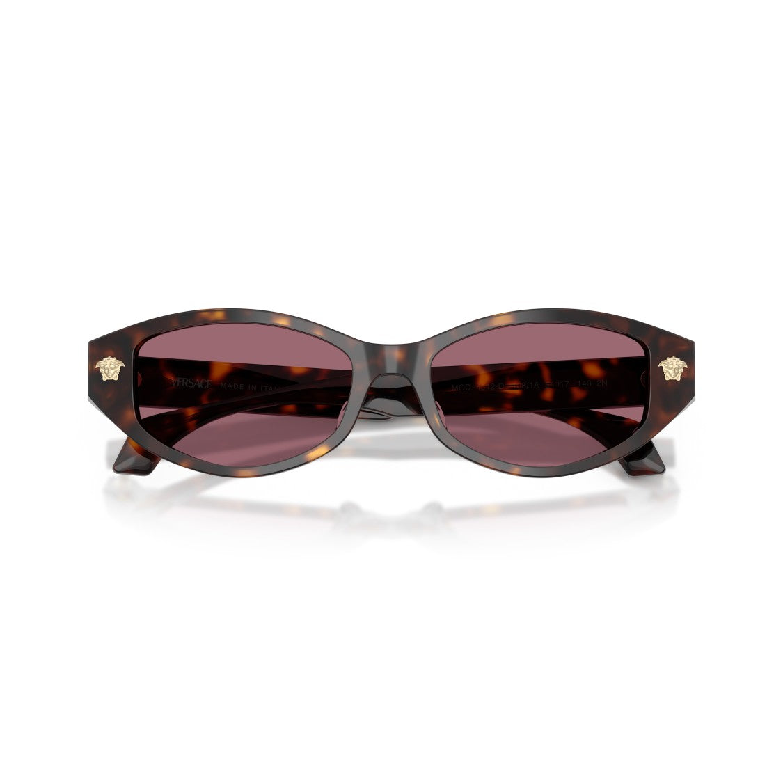 Versace 0Ve4512d Tortoiseshell Acetate Oval Sunglasses