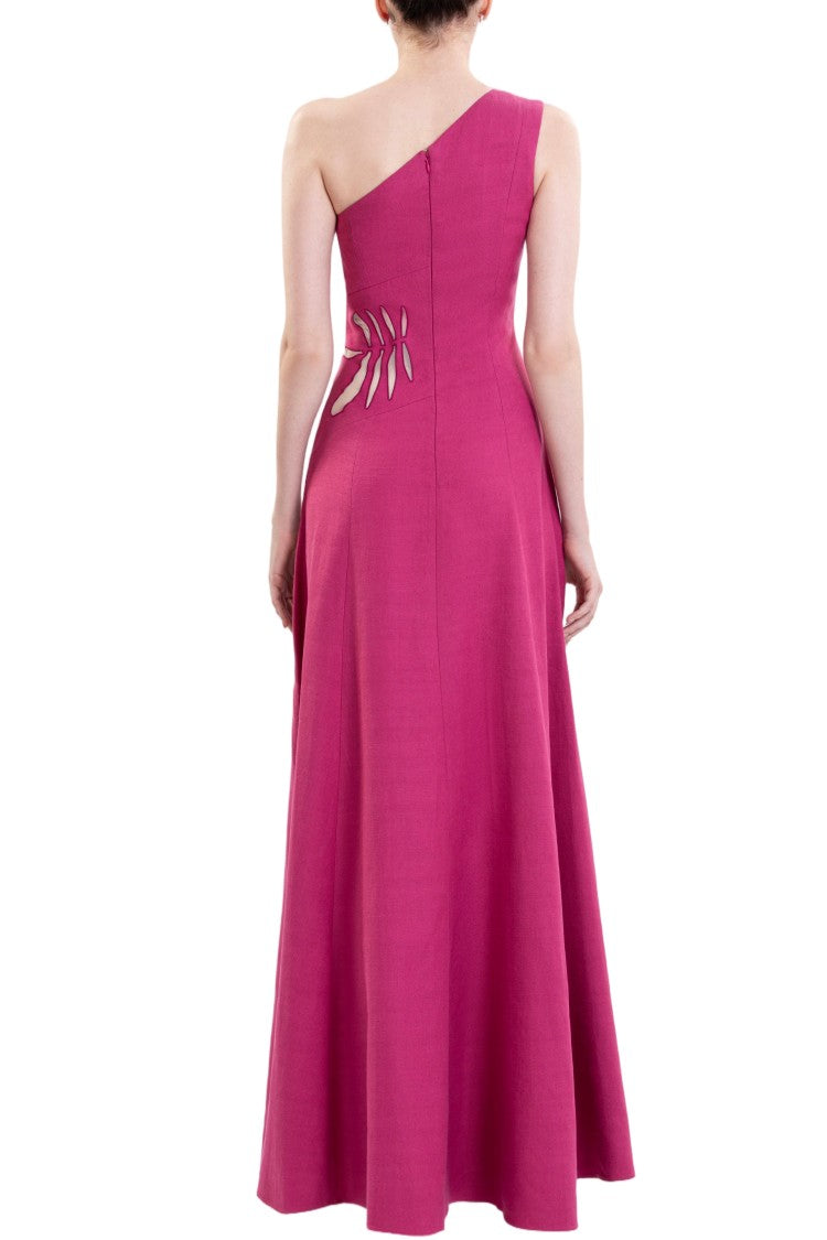 Saiid Kobeisy One Shoulder Cut-Out Dress