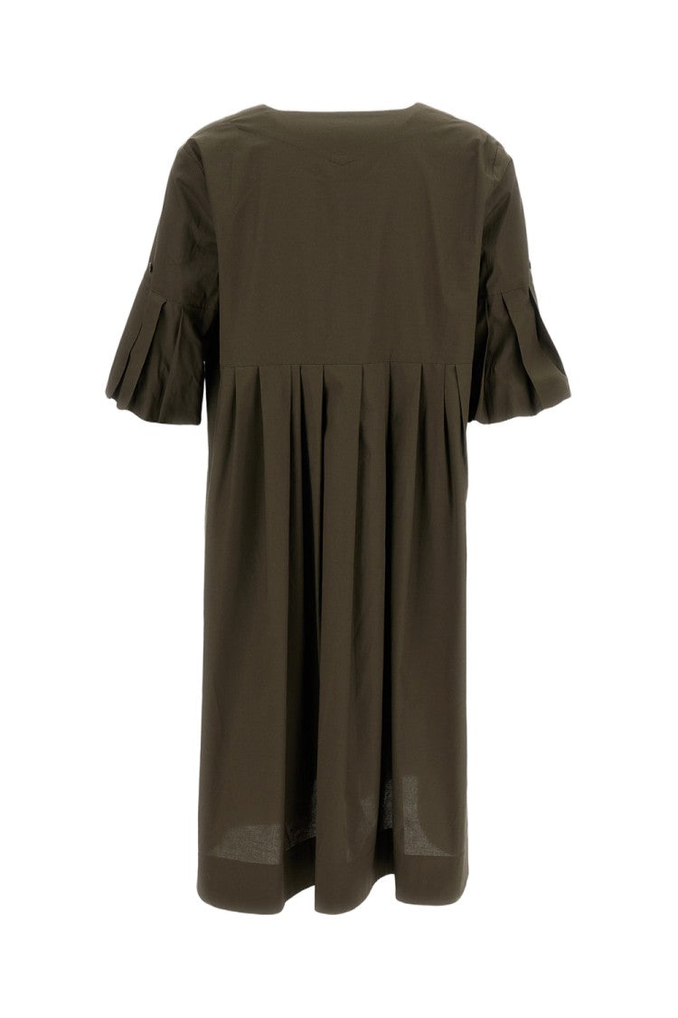 Fay Flowing Green Dress With Silhouette