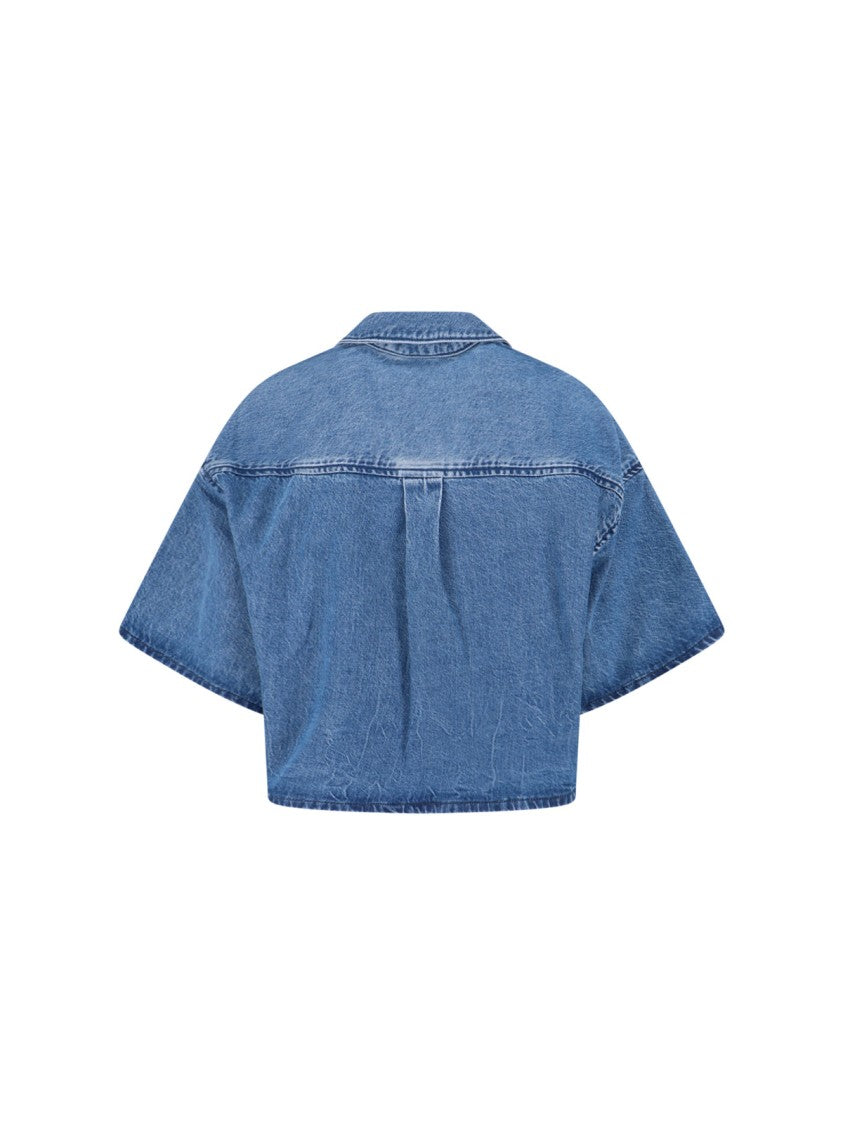 Alexander Wang Crop Shirt – Blue