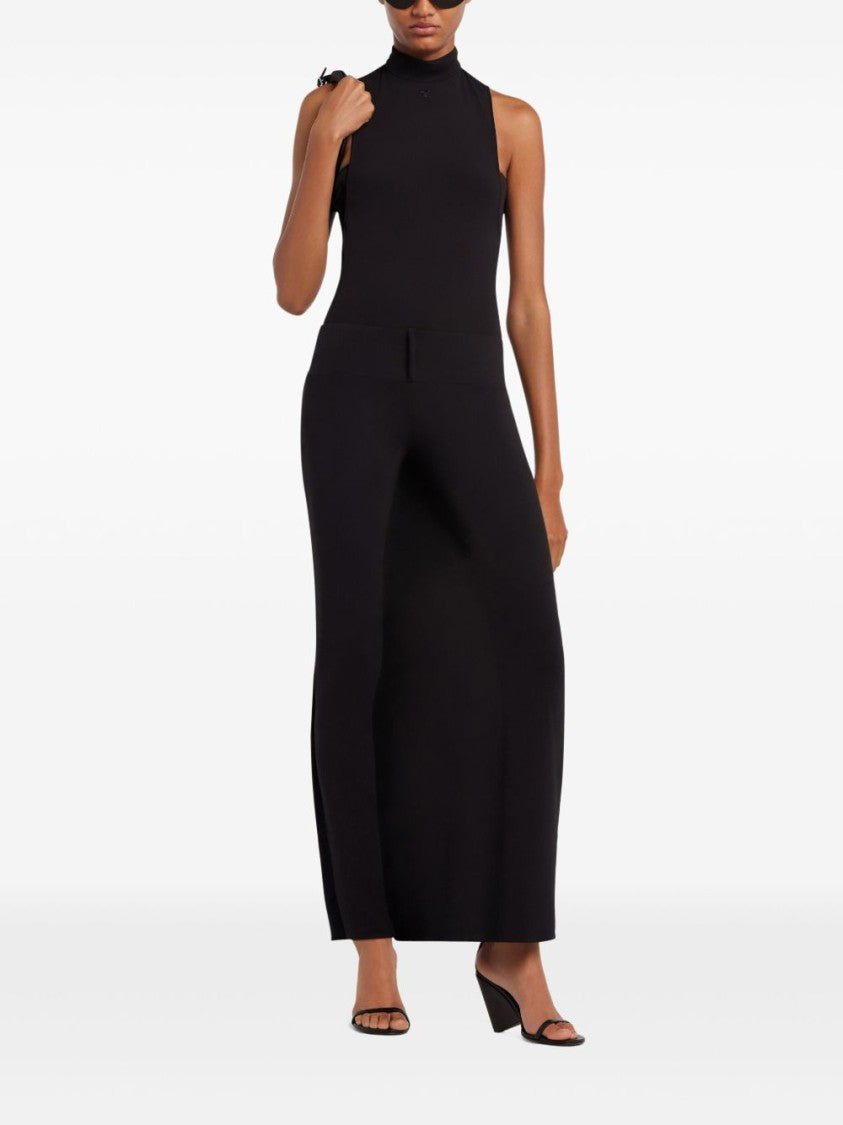 Courrèges Sleeveless Mock Neck Top