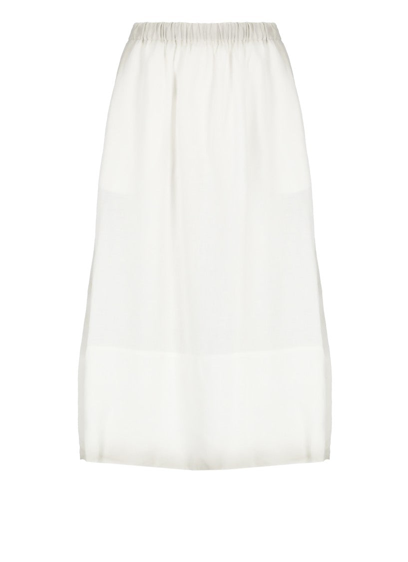 Fabiana Filippi White Linen Skirt