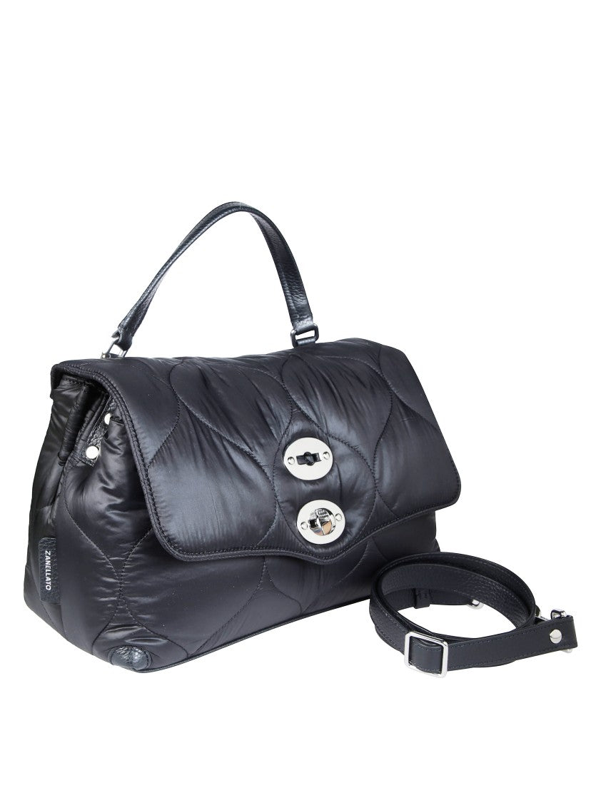 Zanellato Postina Lunaria Small Quilted Glossy Handbag