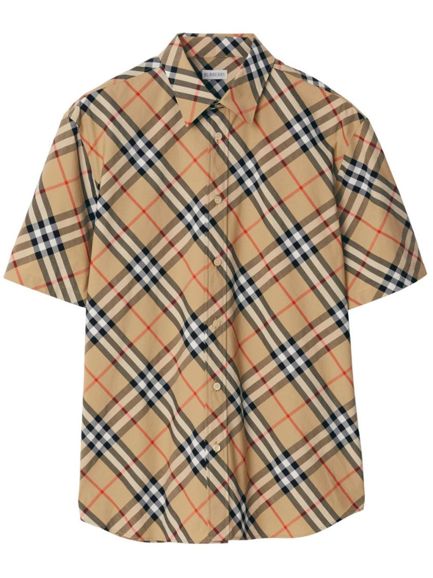 Burberry Check Print Short Sleeves