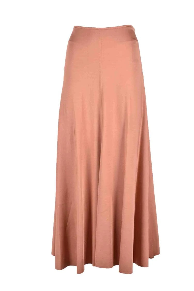 Erika Cavallini Long Flared Skirt - Brown