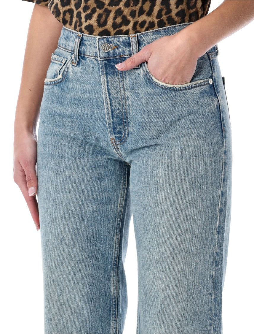 Anine Bing Hugh Wide-Leg Jeans