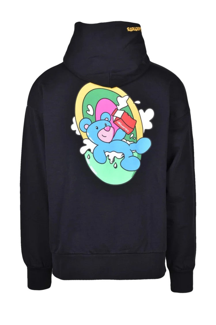 Inbetweeners Black Men Cotton Hoodie