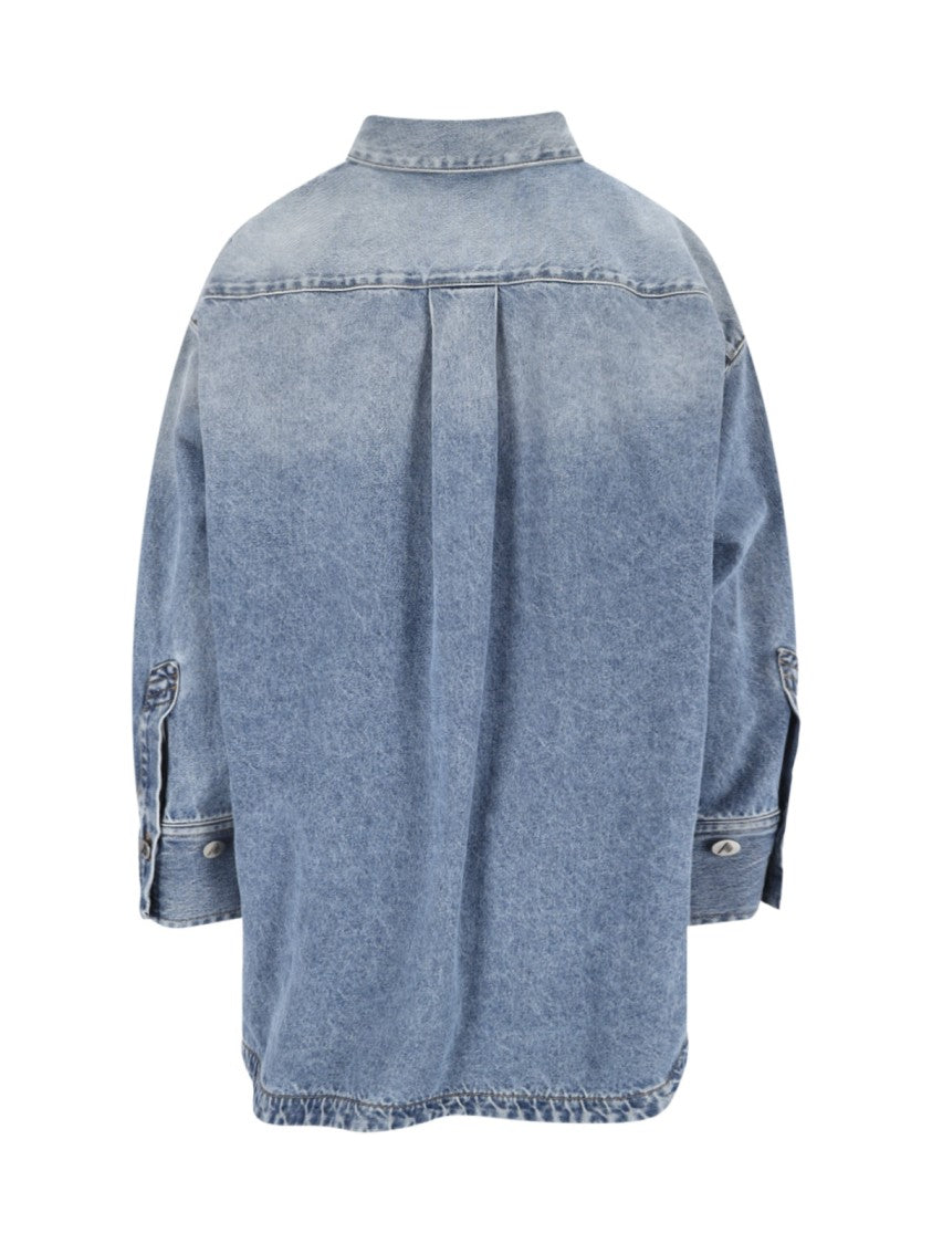 The Attico Denim Shirt – Light Blue
