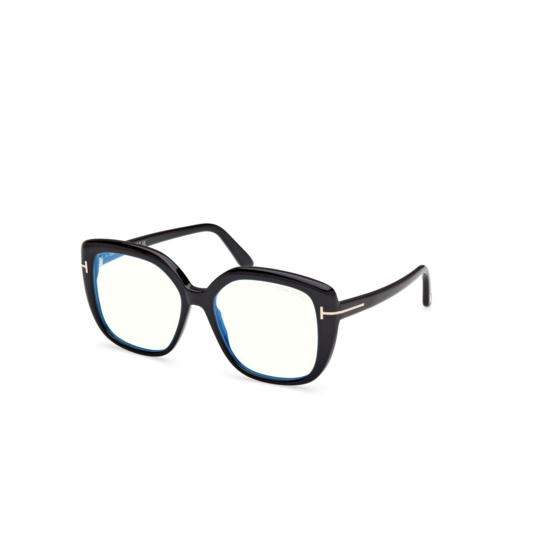 Tom Ford Ft6043-B Oversized Square Frame Acetate Eyeglasses