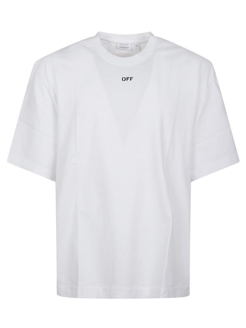 Off-White 3D Graphic Arrow Design Off-White T-Shirt