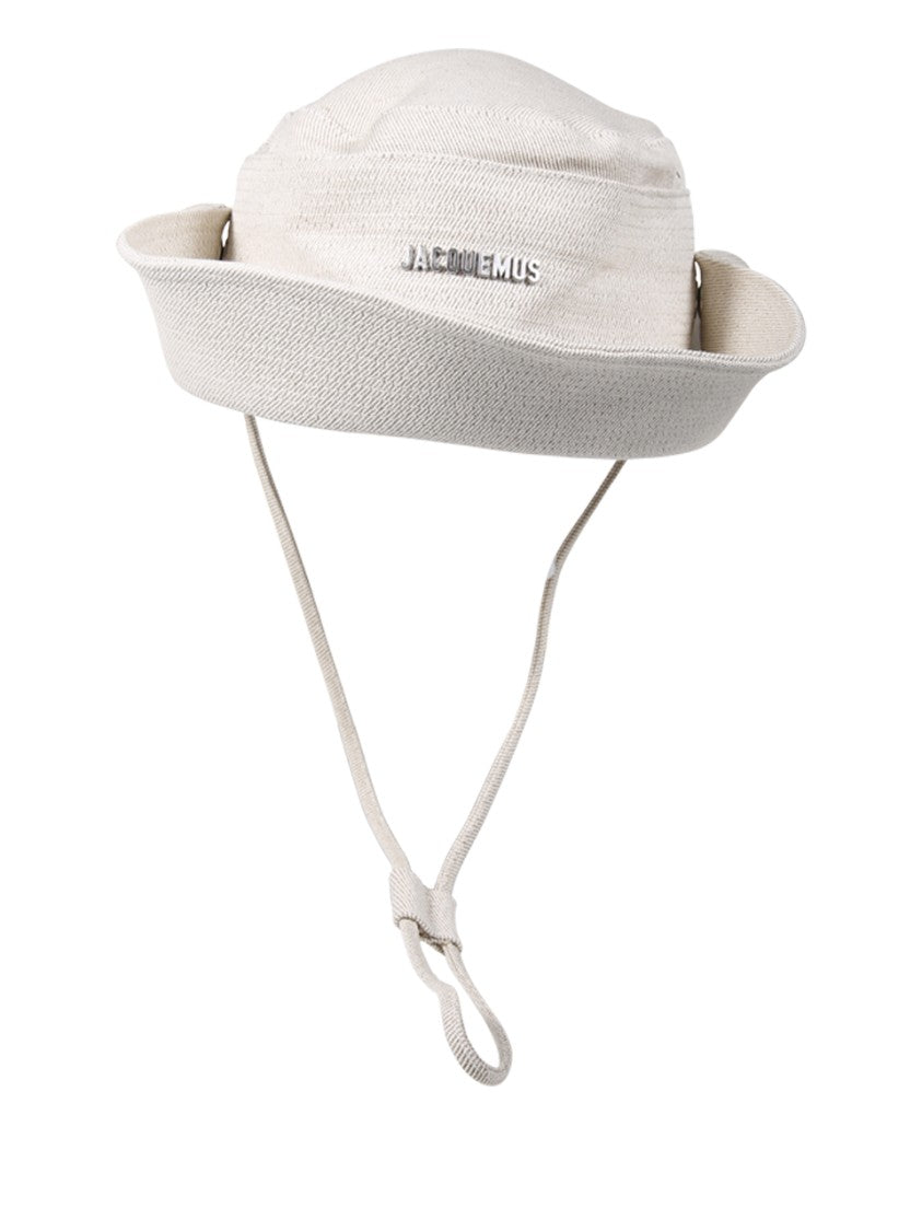 Jacquemus Structured Wide-Brimmed Hat With Refined Finish