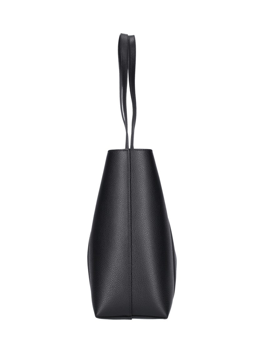 Mulberry Black Bayswater Grain Leather Tote Bag