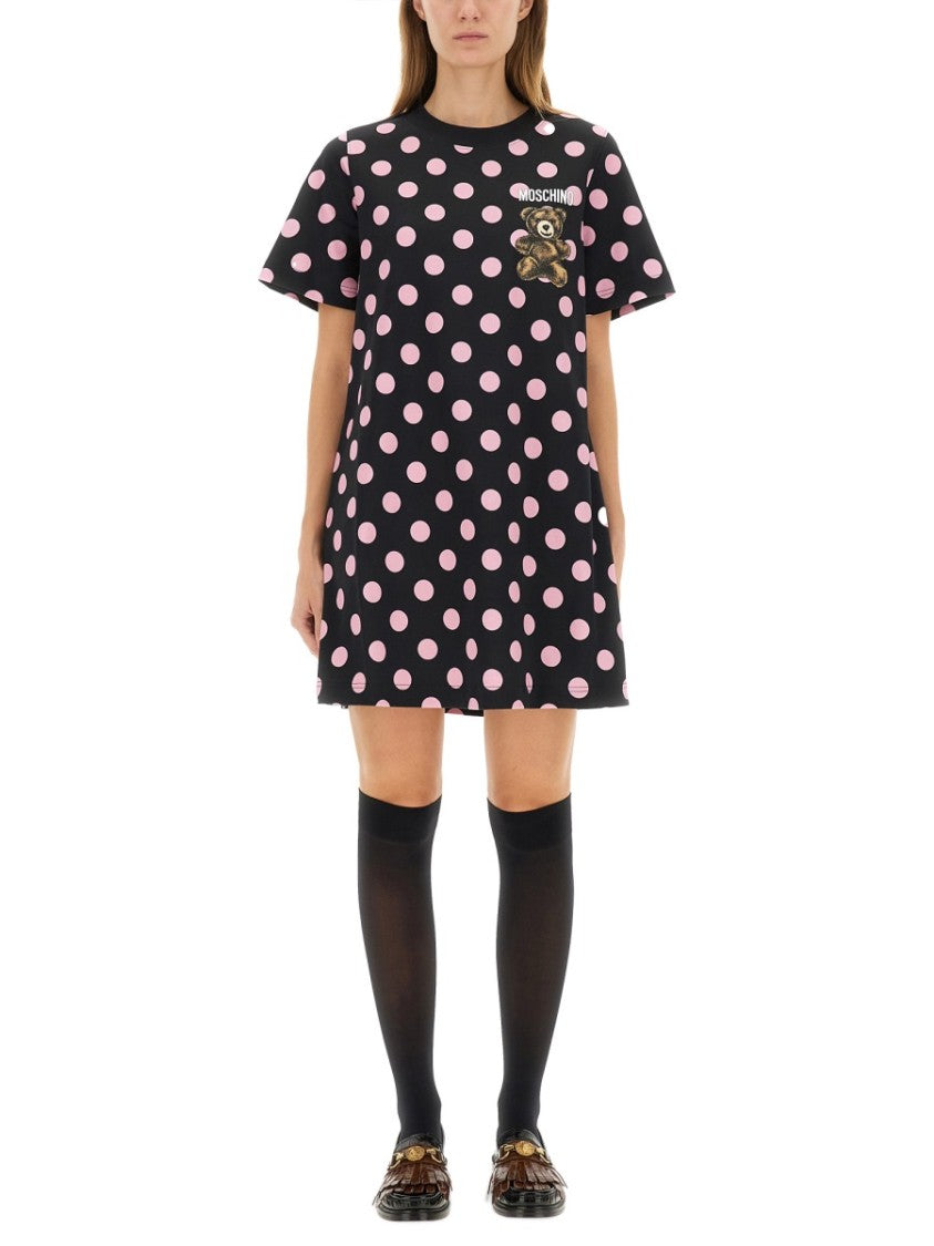 Moschino "Teddy Polka Dots" Dress