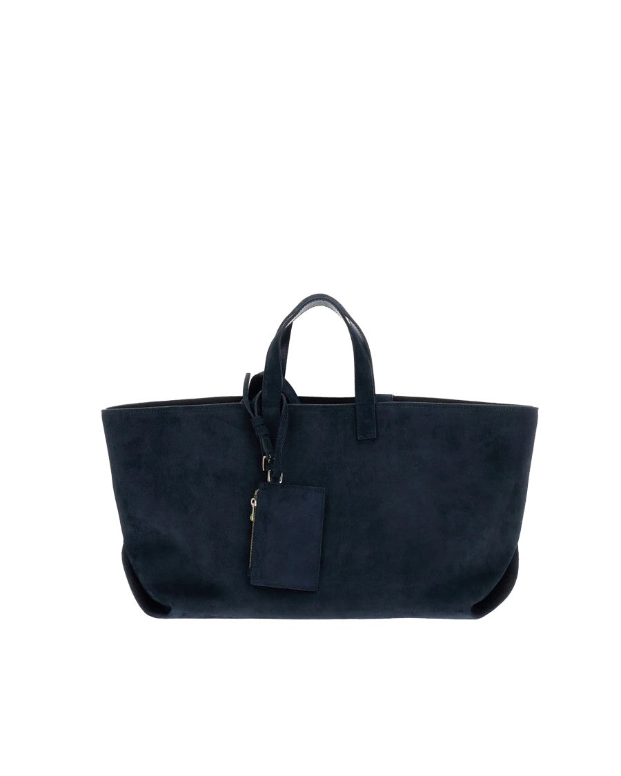 A.P.C. Brown Suede Structured Tote Bag