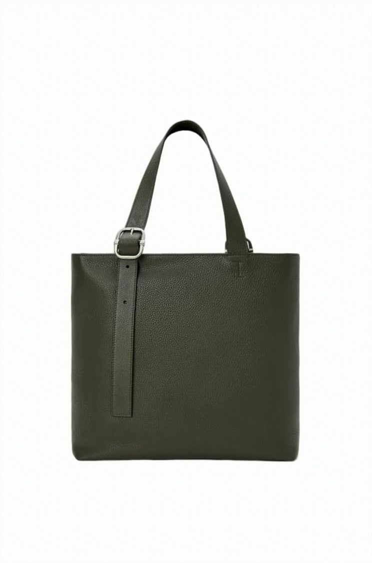 Loewe Minimalist Bucket Tote Bag With Gold-Tone Clasp