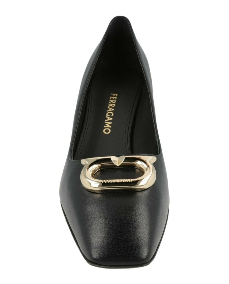 Ferragamo Pania 60 Leather Pumps