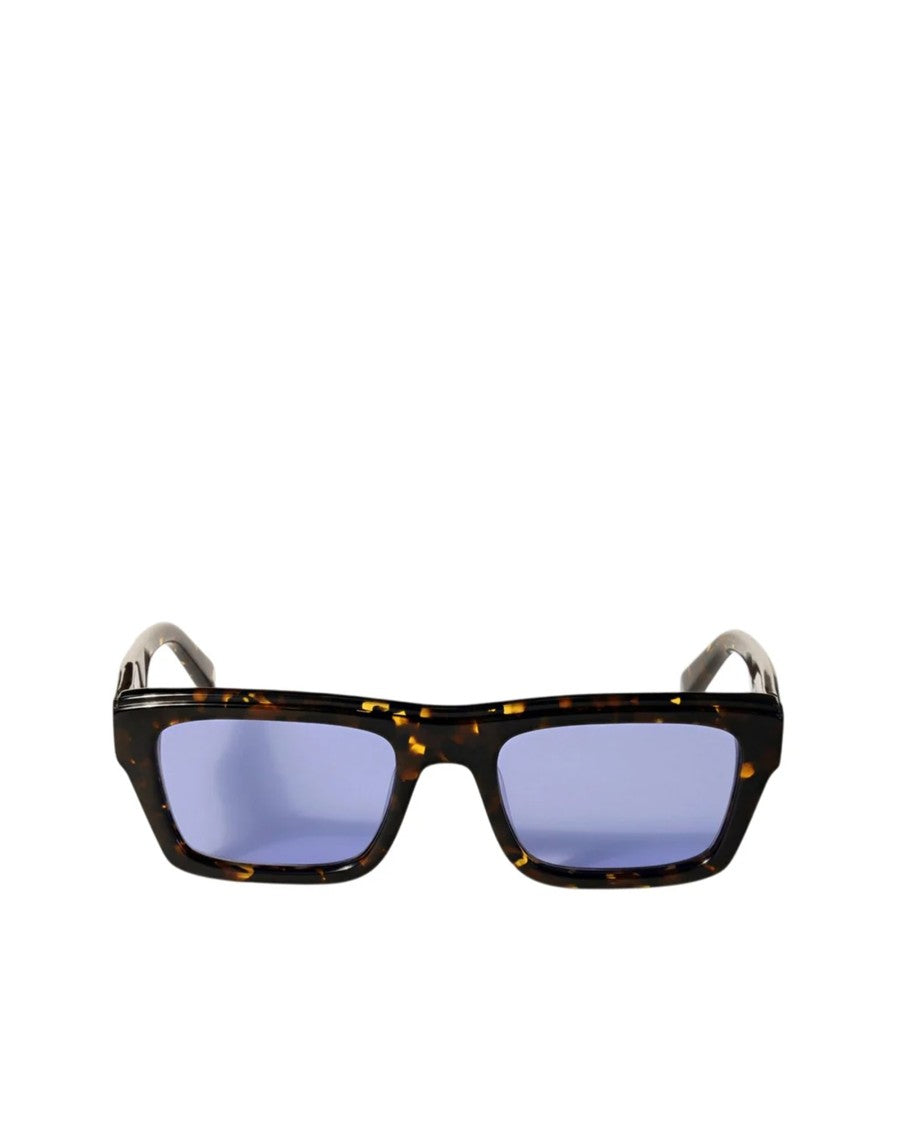 Off-White Havana Flint Acetate Square Sunglasses