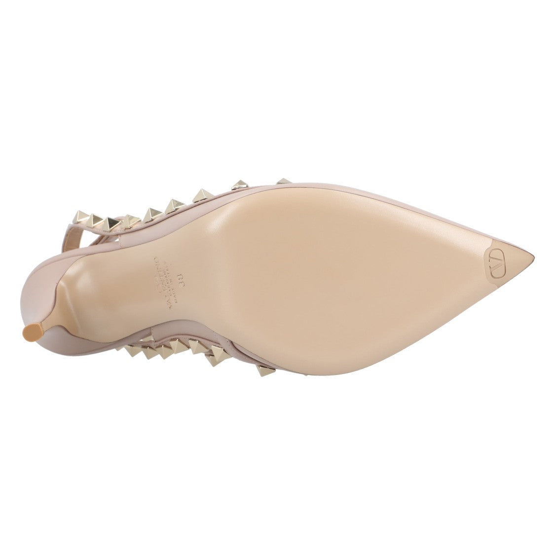 Valentino Rockstud Pointed Toe Caged Pumps