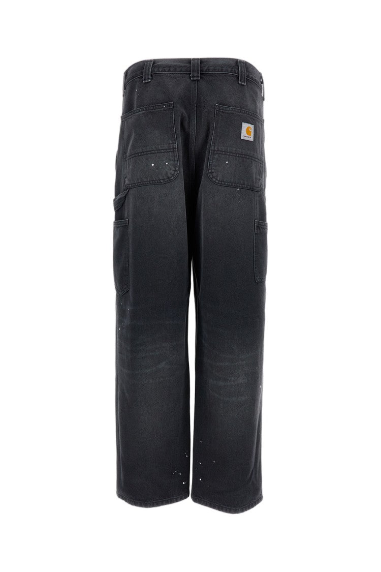 Carhartt Wip Black Smith Cotton Canvas Pants