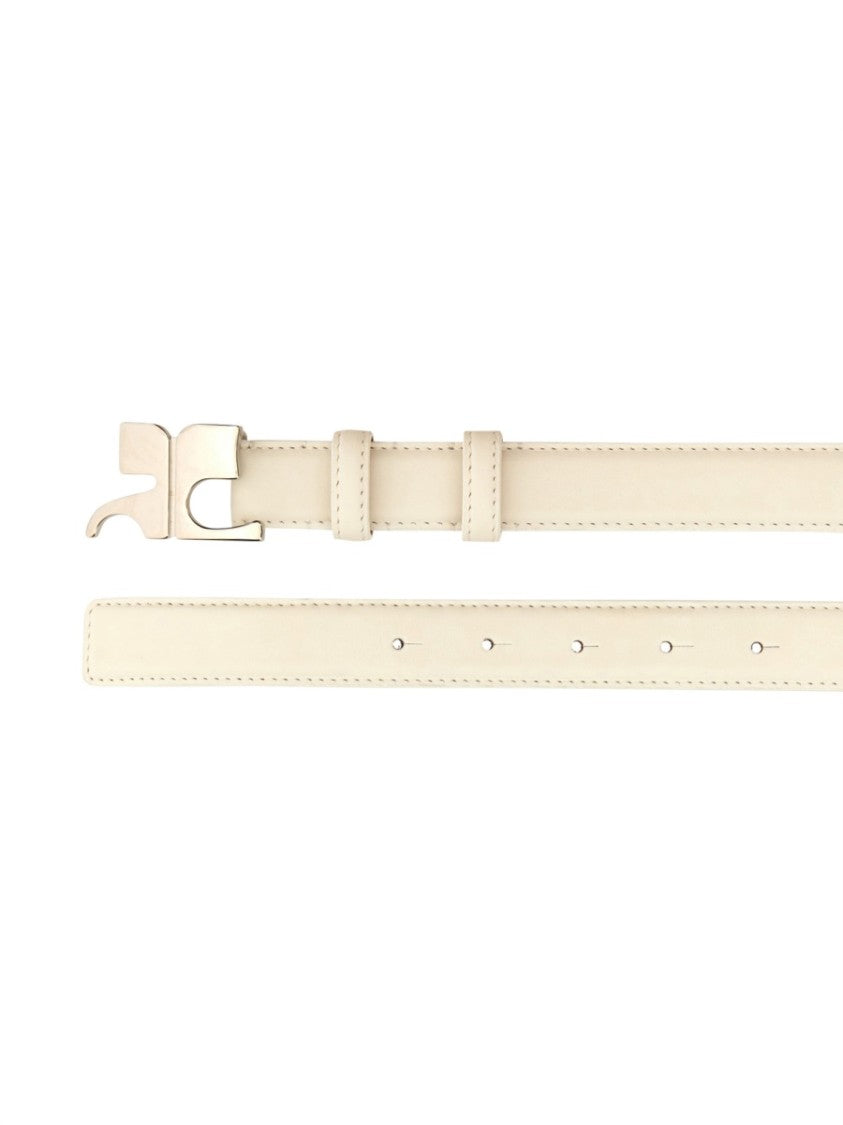 Courrèges Leather "Ac" Belt