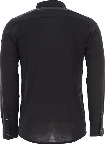 Emporio Armani Black Button Closure Shirt