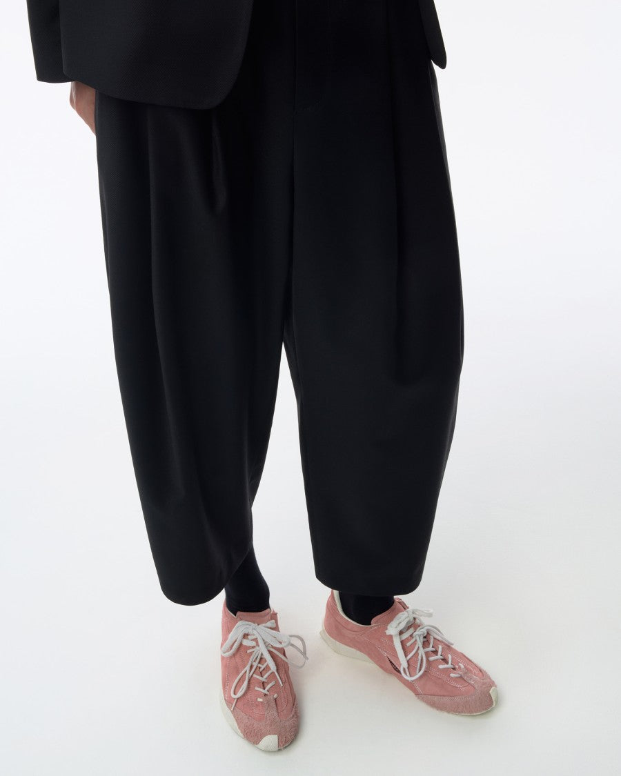 Adererror Ankle-Length Balloon Pants With Signature Zigzag Stitch