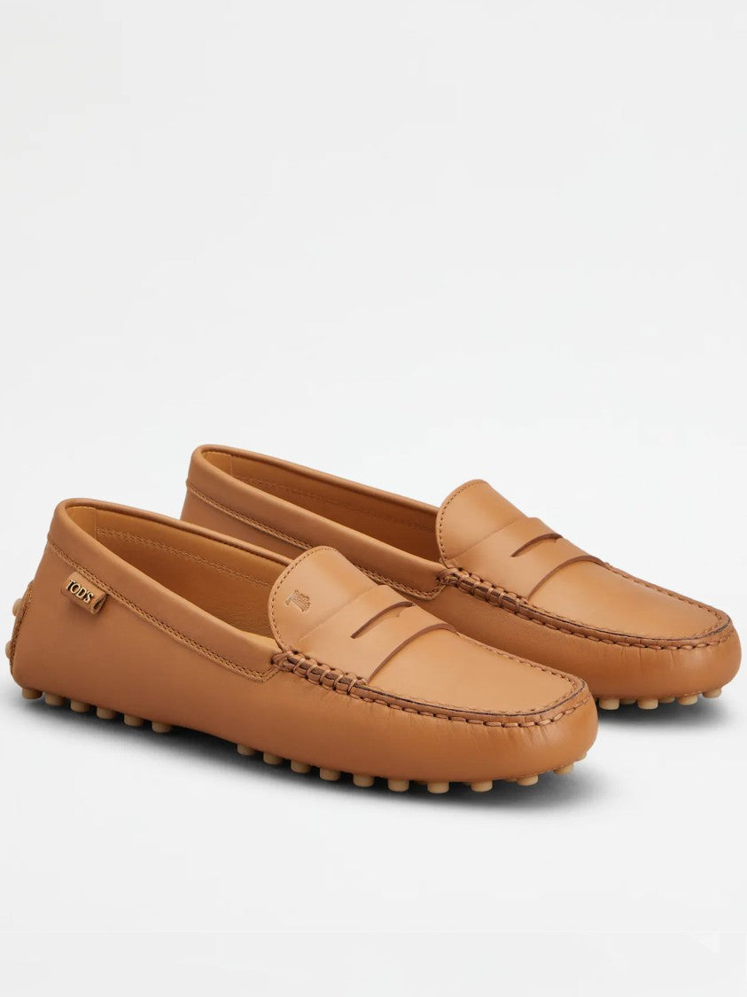Tod's Brown Calzature Handcrafted Calf Leather Loafers