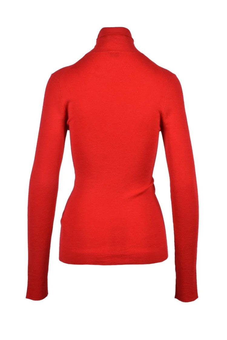 Etro Virgin Wool Turtleneck - Red
