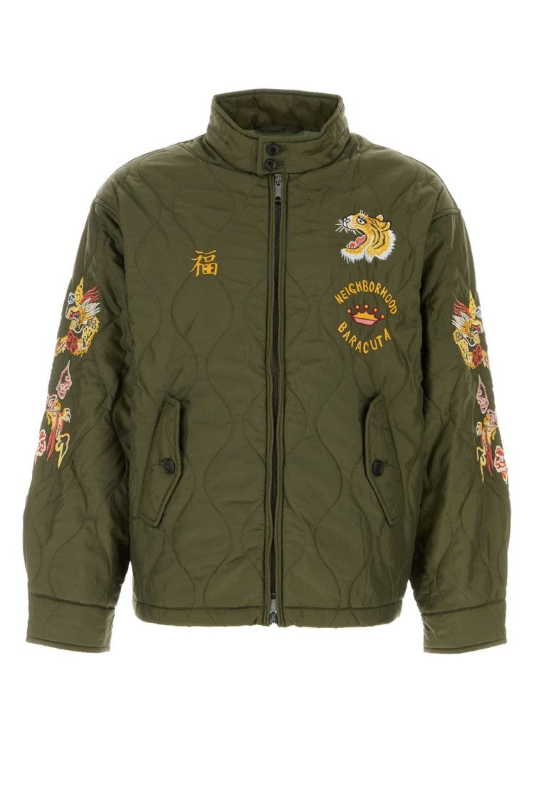 Baracuta Army Green Nylon Jacket