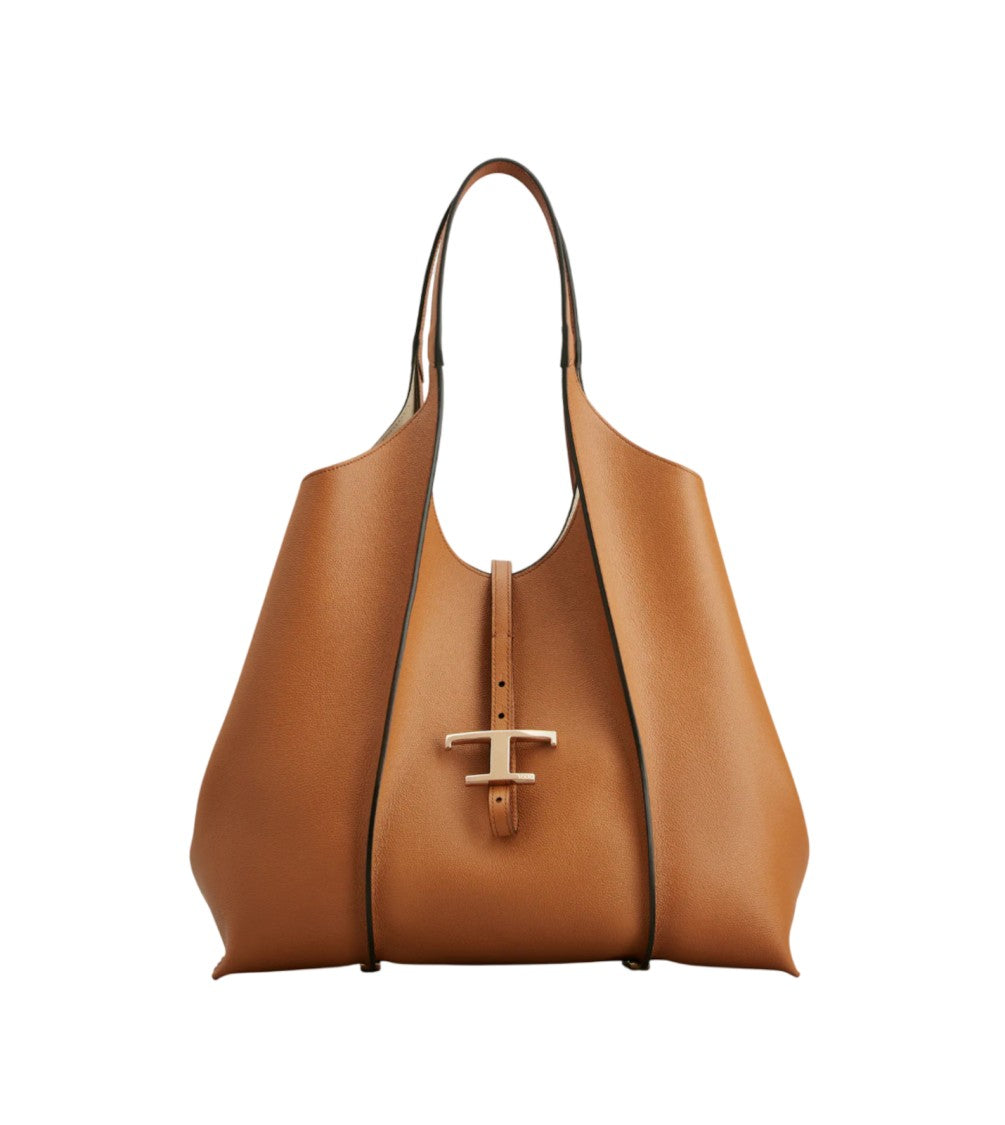 Tod's Medium Tote Bag With Metallic T-Buckle
