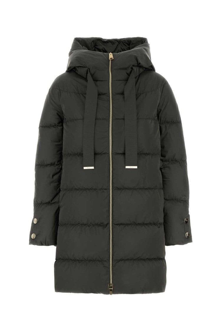 Herno Charcoal Polyester Down Jacket