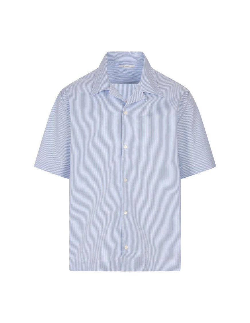 Givenchy Button-Down Casual Shirt With Vertical Stripe Pattern
