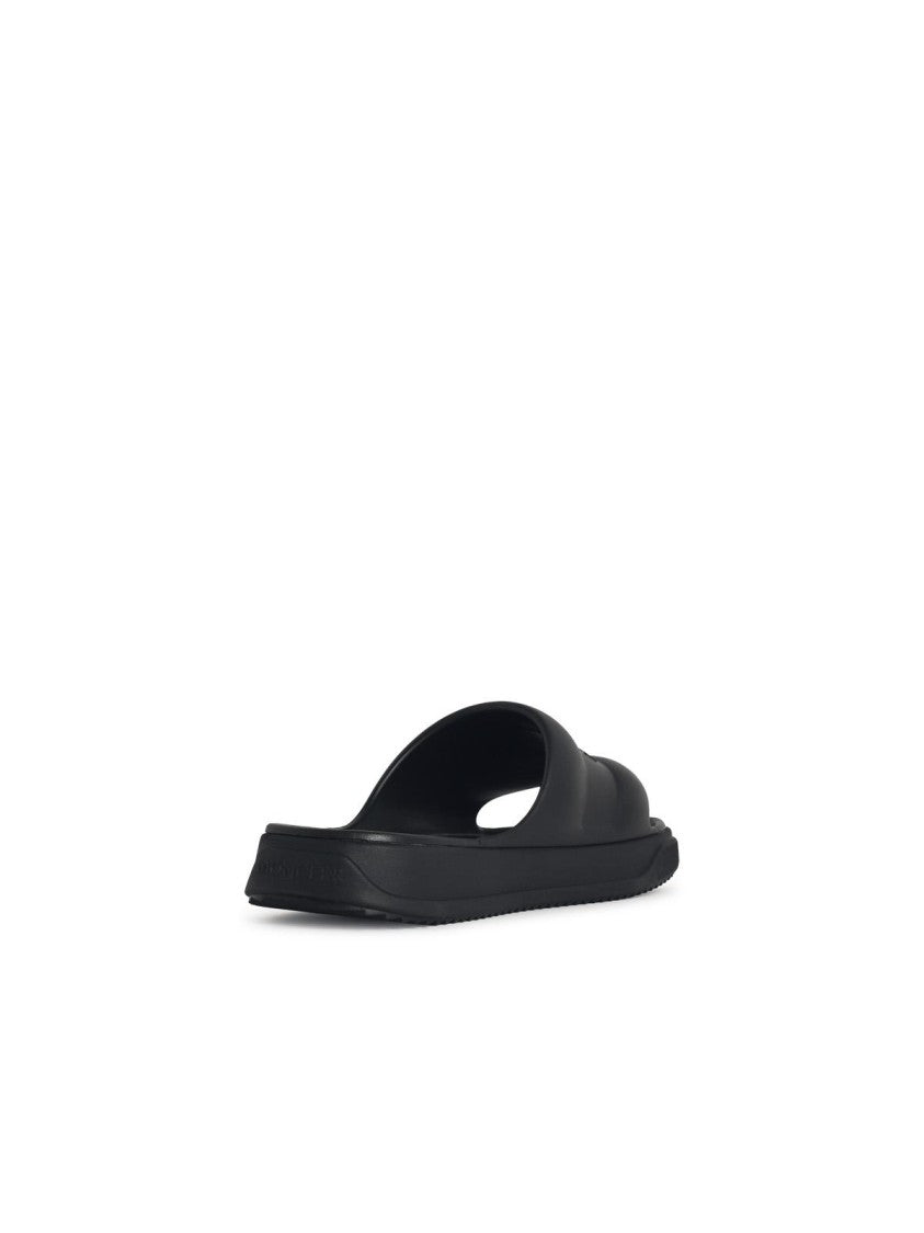 Moncler ' Altive' Black Rubber Slides