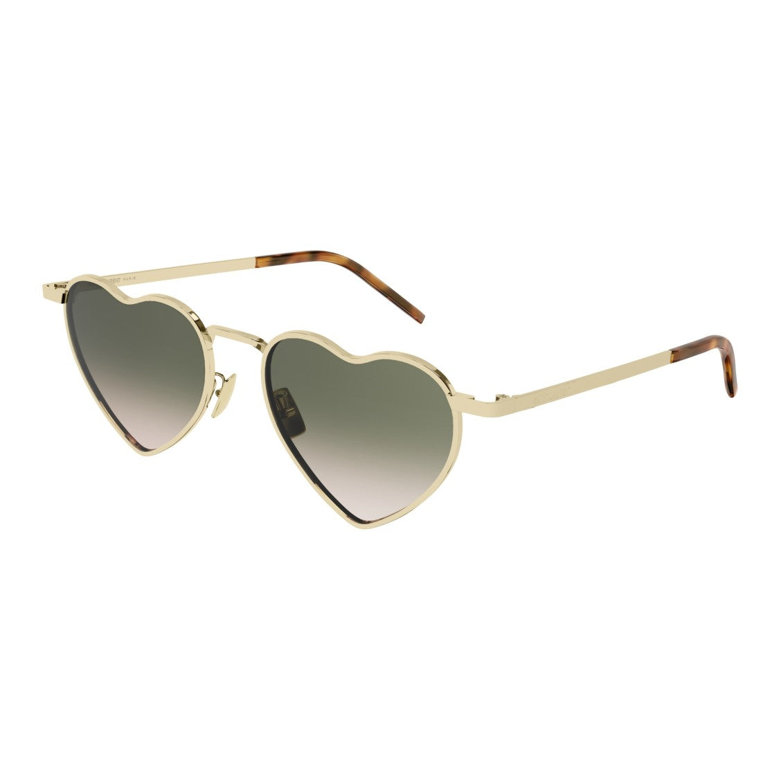Saint Laurent Sl 301 Loulou Heart-Shaped Gradient Sunglasses