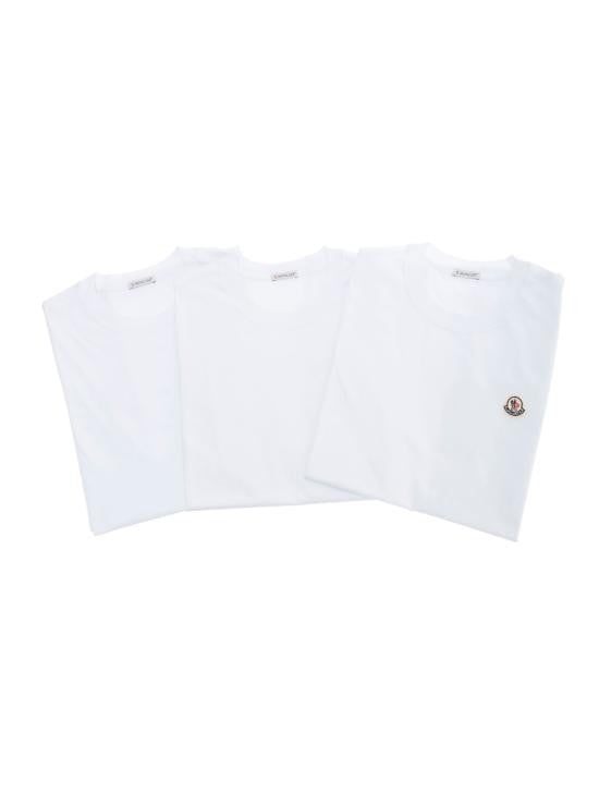 Moncler Moncler White Short-Sleeve T-Shirt