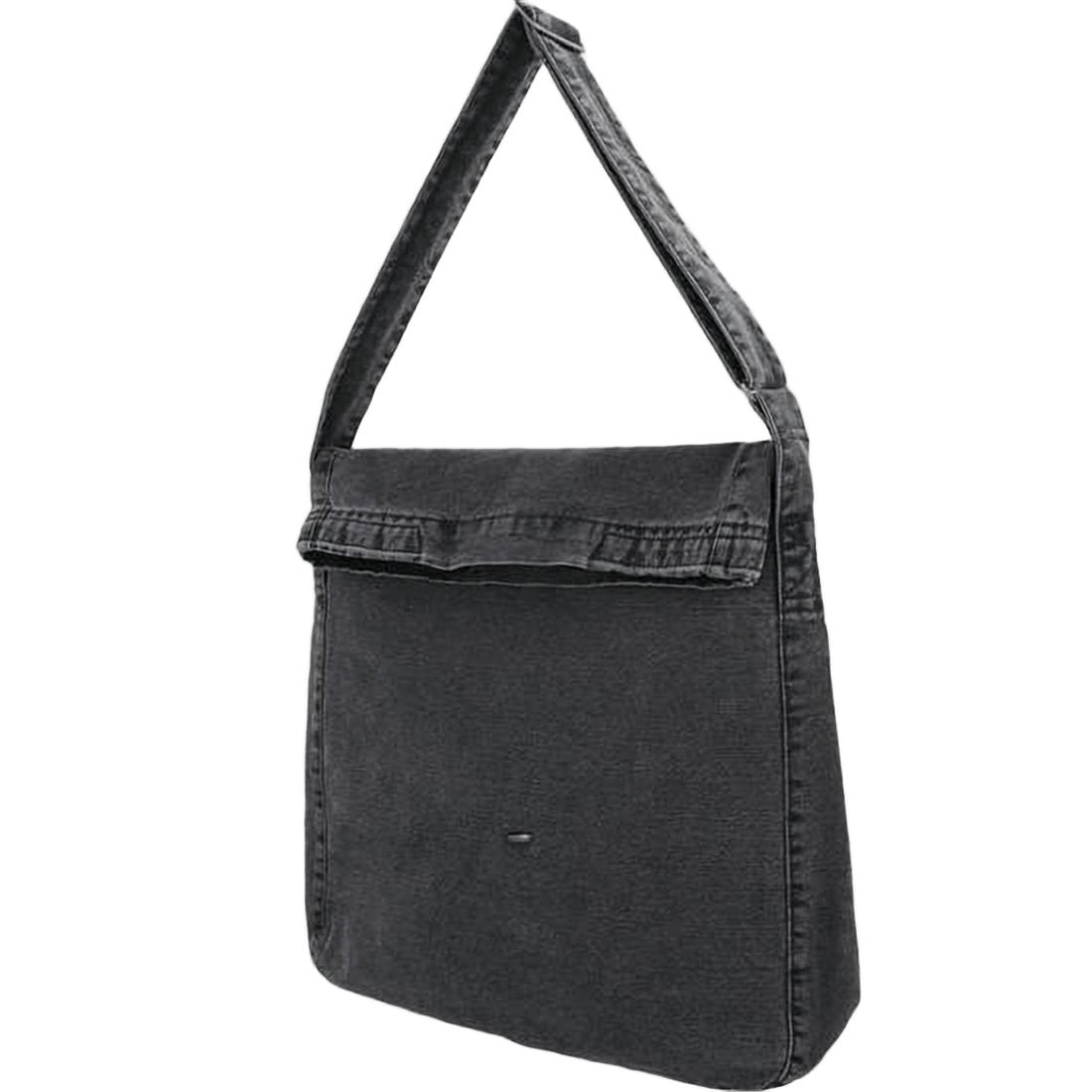 Our Legacy Washed Black Cotton-Linen Shoulder Bag