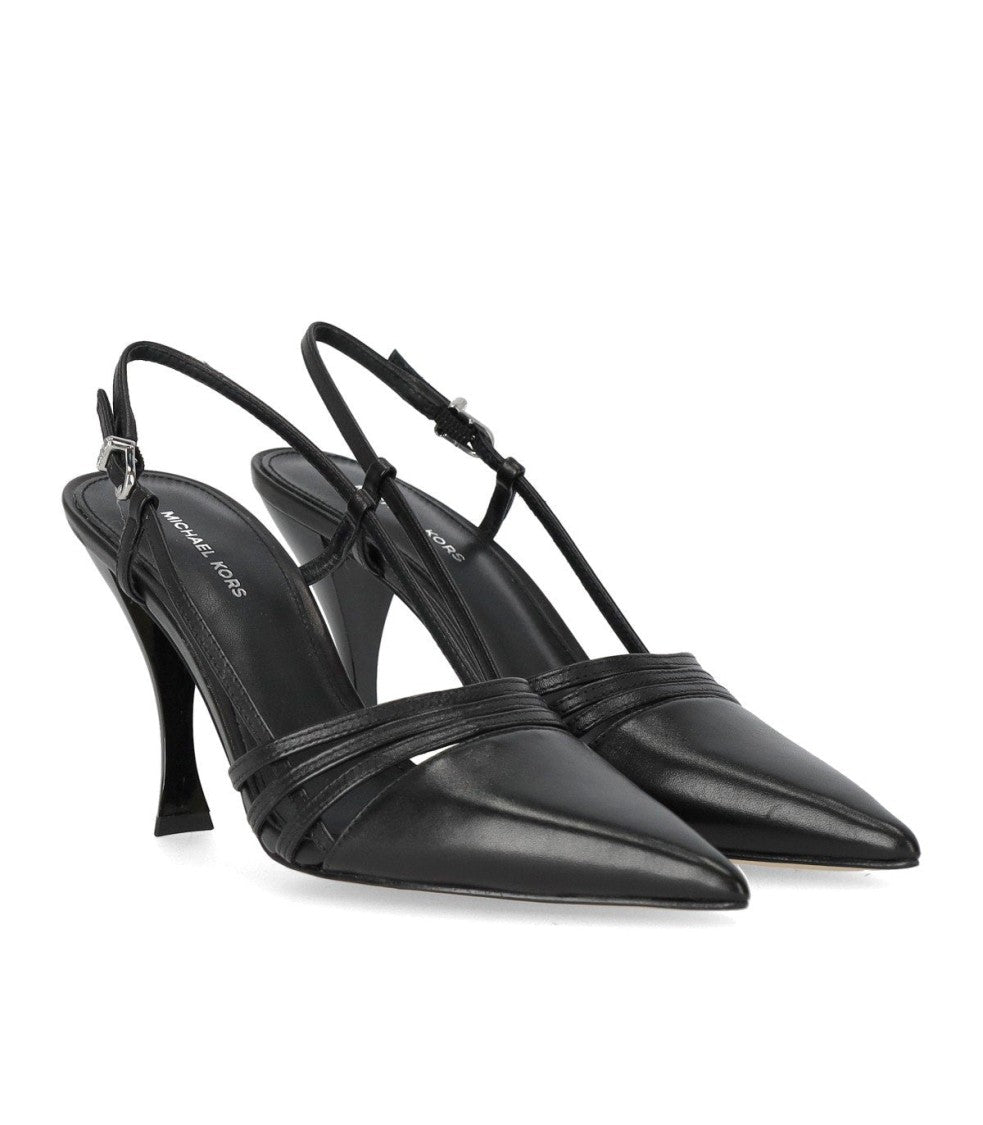 Michael Kors Haisley Black Slingback Pump