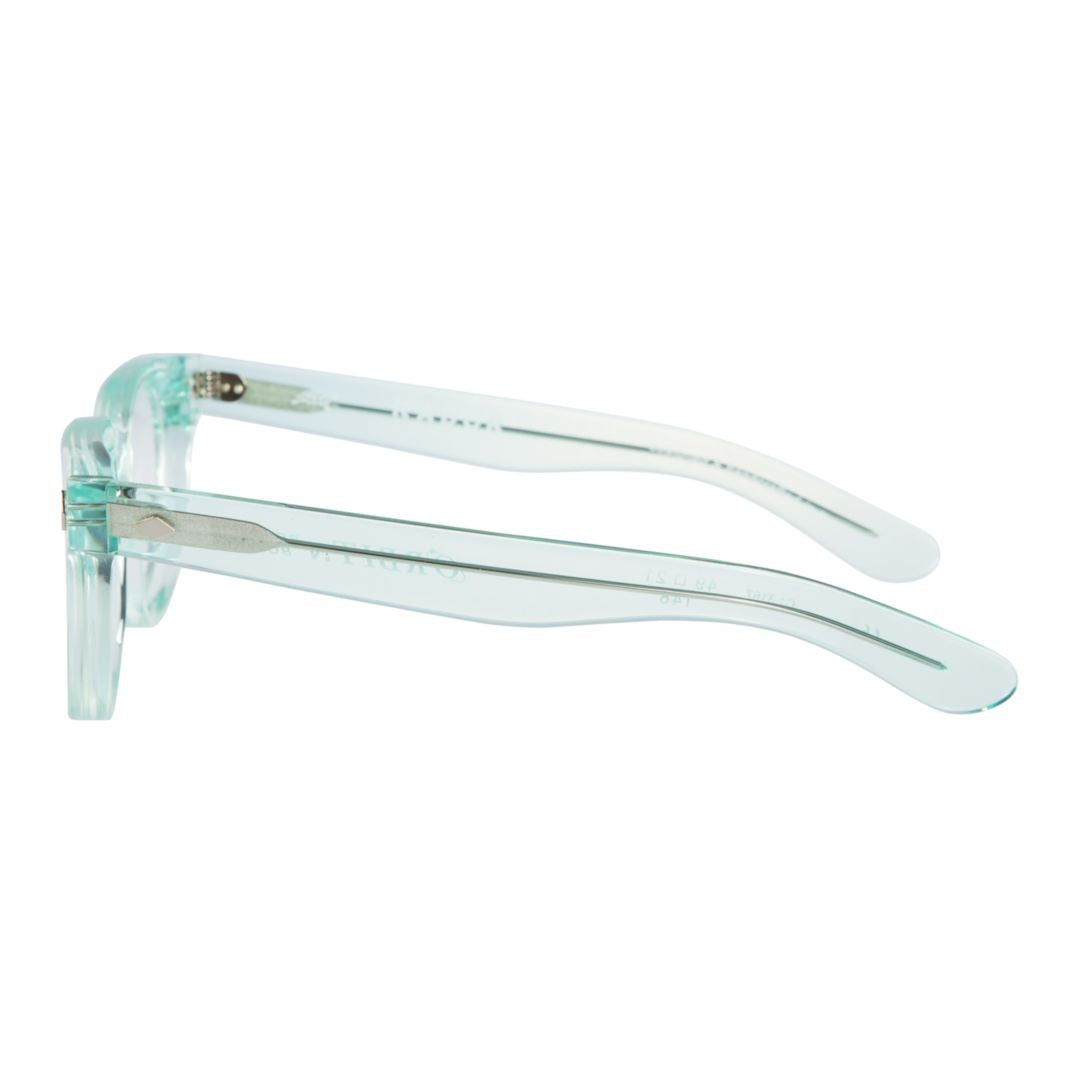 Kador Orbit Translucent Mint Green Frame Sunglasses With Square Lenses