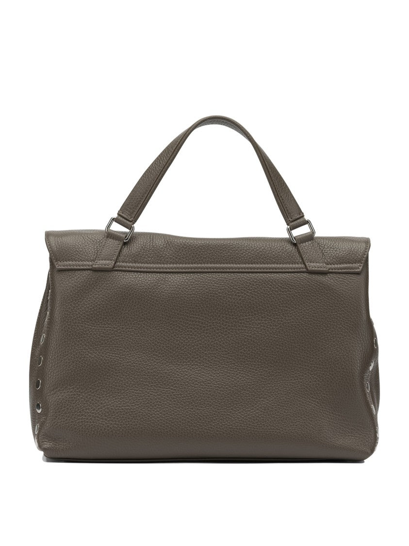 Zanellato Structured Textured Leather Shoulder Bag