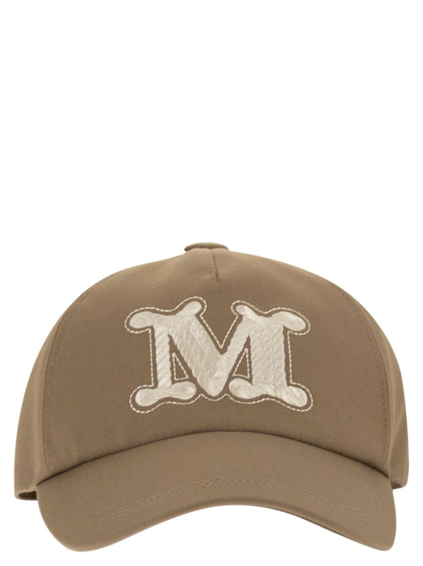 Max Mara Mxaribaldo - Water-Repellent Gabardine Baseball Cap