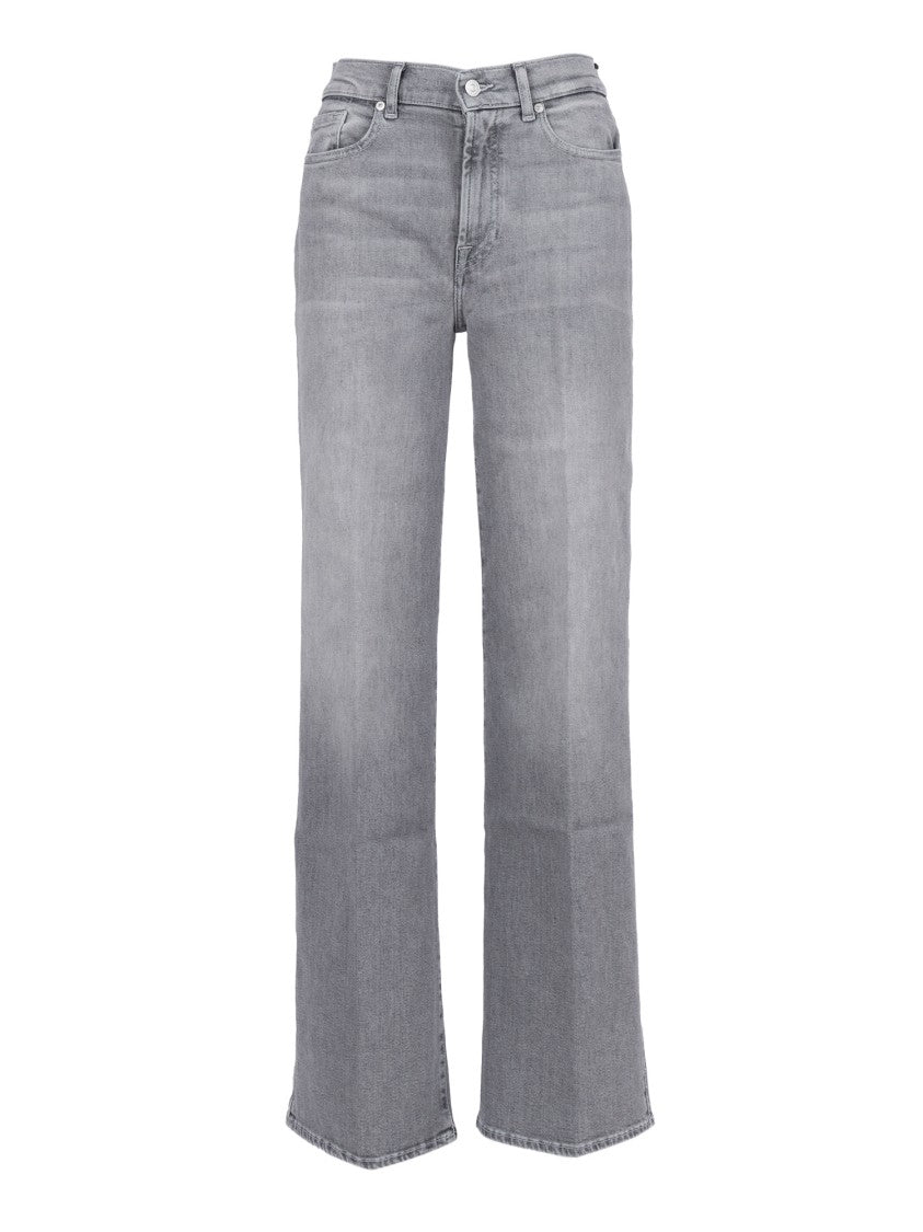 7 For All Mankind Straight-Leg Jeans With Slightly Flared Hem