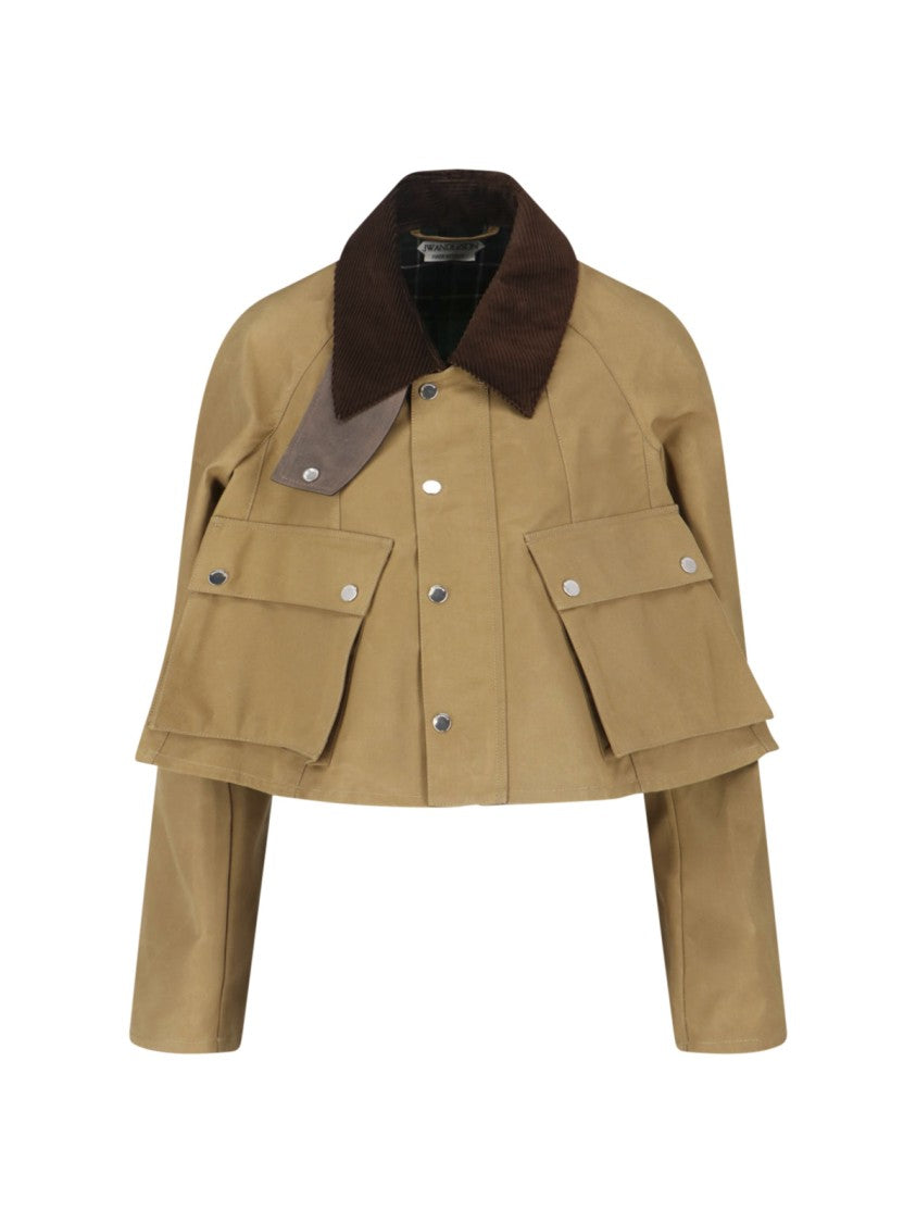 J. W. Anderson Brown Barn Cotton Utility Jacket