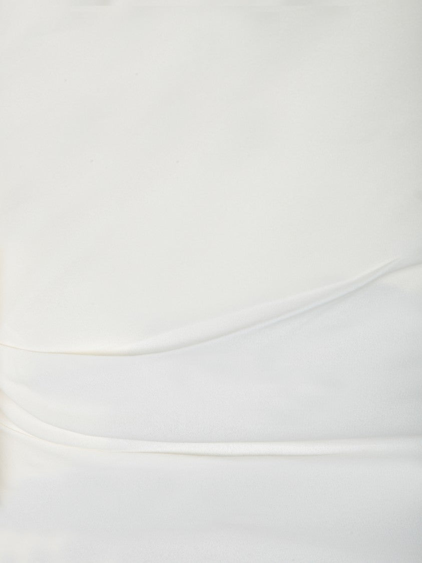 Jacquemus White Wrap-Top With Long Sleeves